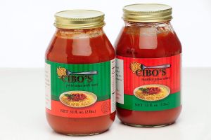 <b>Cibo's Spaghetti Sauce Labels </b><br/>Custom Pasta & Spaghetti Sauce Labels