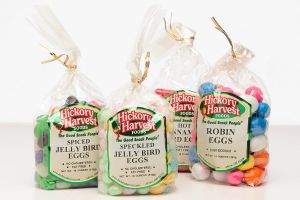 <b>Hickory Harvest Jelly Eggs Labels </b><br/>Candy bag labels.